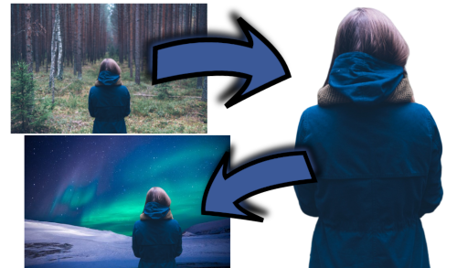background removal feature example